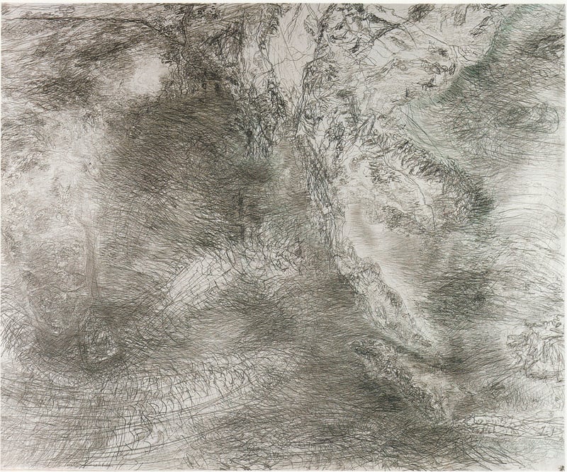 2 nach Unten 1983 157 x 190 cm