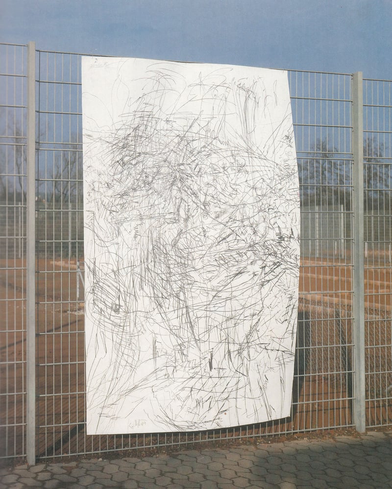 25 Drahtzeichner 1984 255 x 155 cm